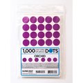 Sunburst Systems Labels Color Coding Orchid 1000 Dots 7062